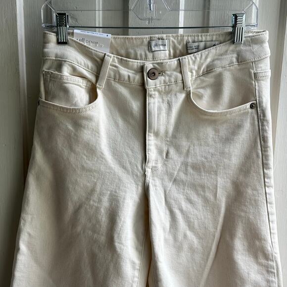 J Jill High Rise Full Leg Crops in Natural Wash NWT - Picture 3 of 11